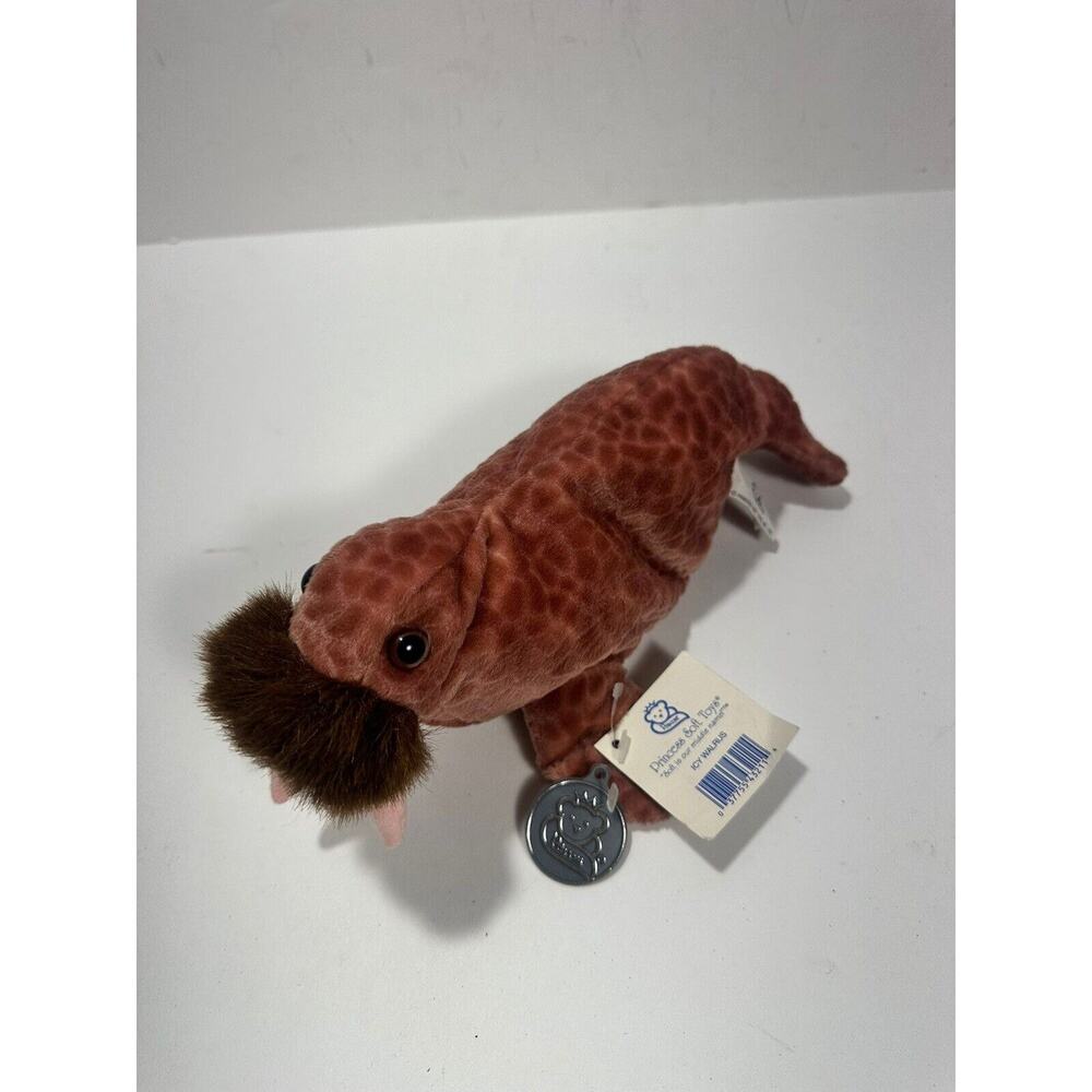 Princess Soft Toys Walrus Plush‎ 9" Plushie Stuffed Animal Brown With Tag